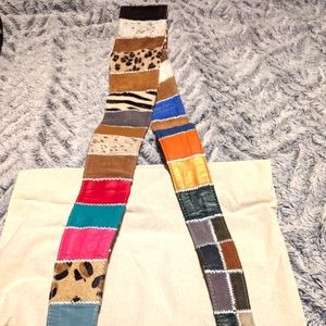 Sassy Jones leather patchwork YaYa belt